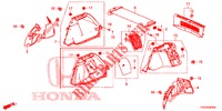 KOFFERRAUM SEITENVERKL.  für Honda CIVIC 1.5 SPORT PLUS 5 Türen 6 gang-Schaltgetriebe 2017