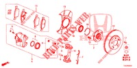 VORDERRADBREMSE (2) für Honda CIVIC 1.5 SPORT PLUS 5 Türen 6 gang-Schaltgetriebe 2017
