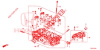 ZYLINDERKOPF (1.5L) für Honda CIVIC 1.5 SPORT PLUS 5 Türen 6 gang-Schaltgetriebe 2017