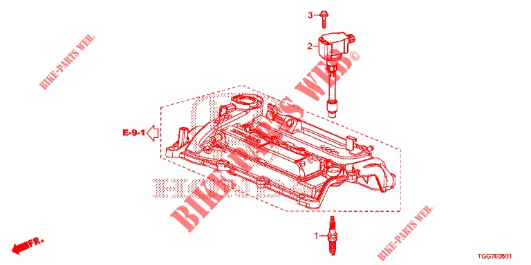 STOPFEN, OBERE SPULE/STOEPSEL (1.5L) für Honda CIVIC 1.5 SPORT PLUS 5 Türen 6 gang-Schaltgetriebe 2017