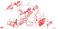 TUERSCHLOESSER, HINTEN/AEUSSERER GRIFF  für Honda CIVIC  1.5 SPORT PLUS 5 Türen vollautomatische 2017