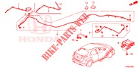 ANTENNE/LAUTSPRECHER (LH) für Honda CIVIC 1.8 SPORT 5 Türen 6 gang-Schaltgetriebe 2014