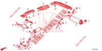 AUSPUFFROHR/SCHALLDAEMPFER (1.8L) für Honda CIVIC 1.8 SPORT 5 Türen 6 gang-Schaltgetriebe 2014