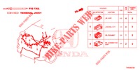 ELEKTR. STECKVERBINDER (ARRIERE) für Honda CIVIC 1.8 SPORT 5 Türen 6 gang-Schaltgetriebe 2014