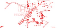GELENK, VORNE  für Honda CIVIC 1.8 SPORT 5 Türen 6 gang-Schaltgetriebe 2014