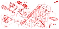 INSTRUMENT, ZIERSTUECK (COTE DE PASSAGER) (LH) für Honda CIVIC 1.8 SPORT 5 Türen 6 gang-Schaltgetriebe 2014