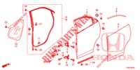 TUERBLECHE, HINTEN(4D)  für Honda CIVIC 1.8 SPORT 5 Türen 6 gang-Schaltgetriebe 2014