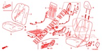 VORDERSITZ/SITZGURTE (D.) (LH) für Honda CIVIC 1.8 SPORT 5 Türen 6 gang-Schaltgetriebe 2014