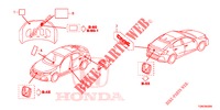 EMBLEME/WARNETIKETTEN  für Honda CIVIC DIESEL 1.6 ENTRY 5 Türen 6 gang-Schaltgetriebe 2018