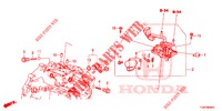 SCHALTHEBEL(MT)  für Honda CIVIC DIESEL 1.6 ENTRY 5 Türen 6 gang-Schaltgetriebe 2018