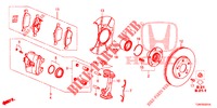 VORDERRADBREMSE (2) für Honda CIVIC DIESEL 1.6 ENTRY 5 Türen 6 gang-Schaltgetriebe 2018