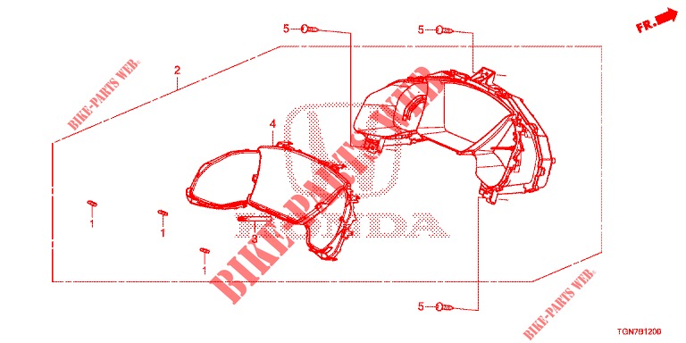 DREHZAHLMESSER  für Honda CIVIC DIESEL 1.6 ENTRY 5 Türen 6 gang-Schaltgetriebe 2018