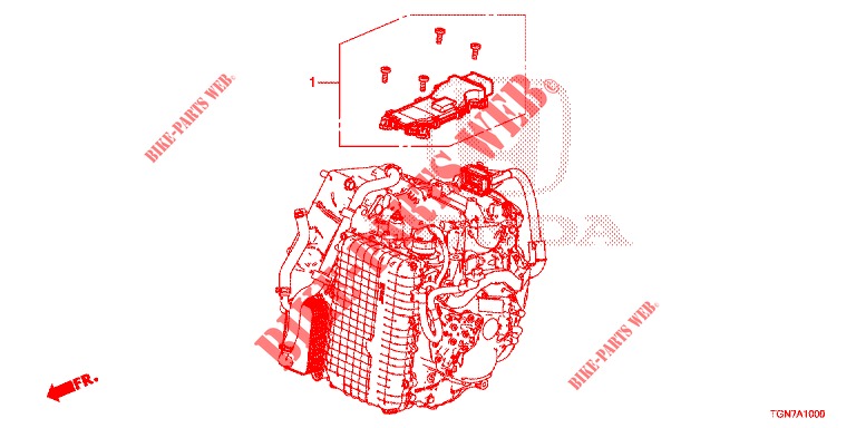 STEUERGERAT (BOITE DE VITESSES) für Honda CIVIC DIESEL 1.6 ENTRY 5 Türen 6 gang-Schaltgetriebe 2018