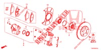 VORDERRADBREMSE (2) für Honda CIVIC DIESEL 1.6 ENTRY 5 Türen 9 gang automatikgetriebe 2018