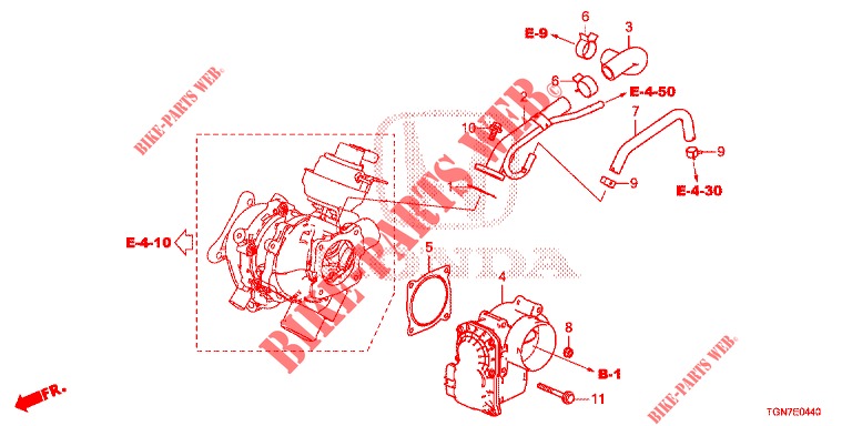 DRUCKREGELVENTILAUFNAHME für Honda CIVIC DIESEL 1.6 ENTRY 5 Türen 9 gang automatikgetriebe 2018