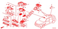 INNENLEUCHTE  für Honda CIVIC DIESEL 1.6 MID 5 Türen 6 gang-Schaltgetriebe 2018