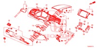 INSTRUMENT, ZIERSTUECK (COTE DE CONDUCTEUR) (LH) für Honda CIVIC DIESEL 1.6 MID 5 Türen 6 gang-Schaltgetriebe 2018