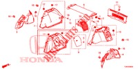 KOFFERRAUM SEITENVERKL.  für Honda CIVIC DIESEL 1.6 MID 5 Türen 6 gang-Schaltgetriebe 2018