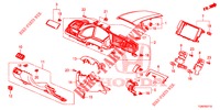 INSTRUMENT, ZIERSTUECK (COTE DE CONDUCTEUR) (LH) für Honda CIVIC DIESEL 1.6 MID 5 Türen 9 gang automatikgetriebe 2018