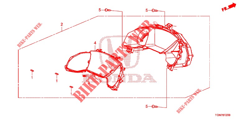 DREHZAHLMESSER  für Honda CIVIC DIESEL 1.6 MID 5 Türen 9 gang automatikgetriebe 2018