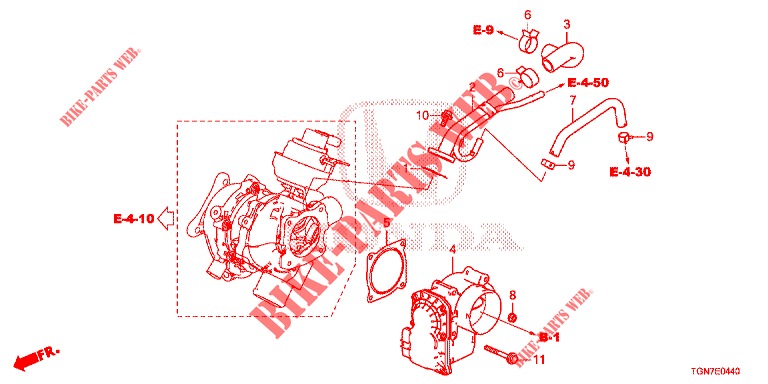 DRUCKREGELVENTILAUFNAHME für Honda CIVIC DIESEL 1.6 MID 5 Türen 9 gang automatikgetriebe 2018