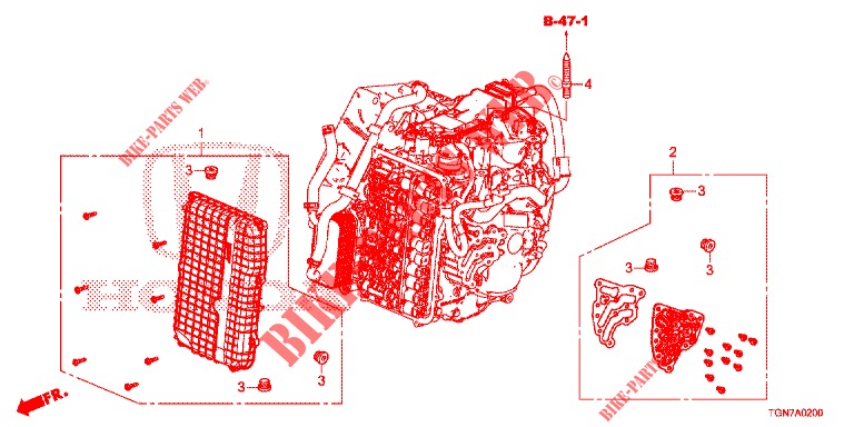 ÖLWANNE / ABDECKUNG für Honda CIVIC DIESEL 1.6 MID 5 Türen 9 gang automatikgetriebe 2018