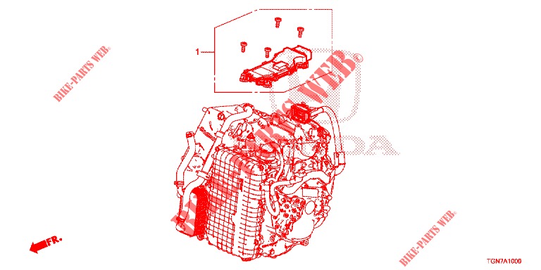 STEUERGERAT (BOITE DE VITESSES) für Honda CIVIC DIESEL 1.6 MID 5 Türen 9 gang automatikgetriebe 2018