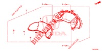 DREHZAHLMESSER  für Honda CIVIC DIESEL 1.6 MID Black Edition 5 Türen 6 gang-Schaltgetriebe 2018