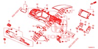 INSTRUMENT, ZIERSTUECK (COTE DE CONDUCTEUR) (LH) für Honda CIVIC DIESEL 1.6 MID Black Edition 5 Türen 9 gang automatikgetriebe 2018