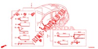 KABELBAUM (6) (LH) für Honda CIVIC DIESEL 1.6 MID Black Edition 5 Türen 9 gang automatikgetriebe 2018