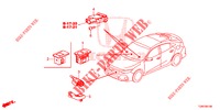 KLIMAANLAGE (CAPTEUR) für Honda CIVIC DIESEL 1.6 MID Black Edition 5 Türen 9 gang automatikgetriebe 2018