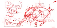 HECKKLAPPENPLATTE(2D)  für Honda CIVIC DIESEL 1.6 S 5 Türen 6 gang-Schaltgetriebe 2018