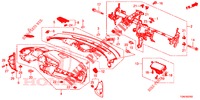 INSTRUMENTENBRETT, OBEN (LH) für Honda CIVIC DIESEL 1.6 TOP 5 Türen 6 gang-Schaltgetriebe 2018