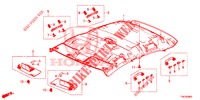 DACHVERKLEIDUNG  für Honda CIVIC TYPE R 5 Türen 6 gang-Schaltgetriebe 2015