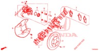 HINTERRAD BREMSTROMMEL  für Honda CIVIC TYPE R 5 Türen 6 gang-Schaltgetriebe 2015