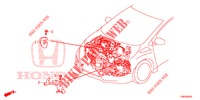 MOTORKABELBAUM, STREBE(1.7L)(RH)  für Honda CIVIC TYPE R 5 Türen 6 gang-Schaltgetriebe 2015