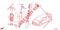 STOSSDAEMPFER HINTEN  für Honda CIVIC TYPE R 5 Türen 6 gang-Schaltgetriebe 2015