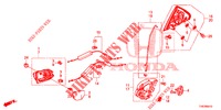 TUERSCHLOESSER, HINTEN/AEUSSERER GRIFF  für Honda CIVIC TYPE R 5 Türen 6 gang-Schaltgetriebe 2015