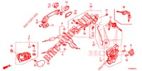 TUERSCHLOESSER, VORNE/AEUSSERER GRIFF  für Honda CIVIC TYPE R 5 Türen 6 gang-Schaltgetriebe 2015