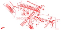WINDSCHUTZSCHEIBENWISCHER (LH) für Honda CIVIC TYPE R 5 Türen 6 gang-Schaltgetriebe 2015