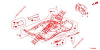 BODENMATTE/ISOLATOR  für Honda CIVIC TYPE R 5 Türen 6 gang-Schaltgetriebe 2016