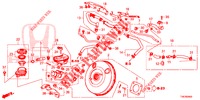 HAUPTBREMSZYLINDER/MASTER POWER (LH) für Honda CIVIC TYPE R 5 Türen 6 gang-Schaltgetriebe 2016