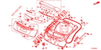 HECKKLAPPENPLATTE(2D)  für Honda CIVIC TYPE R 5 Türen 6 gang-Schaltgetriebe 2016