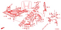 KOTFLUEGEL, VORNE  für Honda CIVIC TYPE R 5 Türen 6 gang-Schaltgetriebe 2016