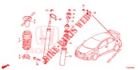 STOSSDAEMPFER HINTEN  für Honda CIVIC TYPE R 5 Türen 6 gang-Schaltgetriebe 2016