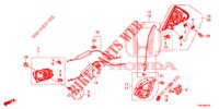 TUERSCHLOESSER, HINTEN/AEUSSERER GRIFF  für Honda CIVIC TYPE R 5 Türen 6 gang-Schaltgetriebe 2016