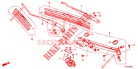 WINDSCHUTZSCHEIBENWISCHER (LH) für Honda CIVIC TYPE R 5 Türen 6 gang-Schaltgetriebe 2016