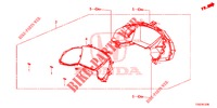 DREHZAHLMESSER  für Honda CIVIC TYPE R 5 Türen 6 gang-Schaltgetriebe 2017