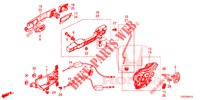 TUERSCHLOESSER, HINTEN/AEUSSERER GRIFF  für Honda CIVIC TYPE R 5 Türen 6 gang-Schaltgetriebe 2017