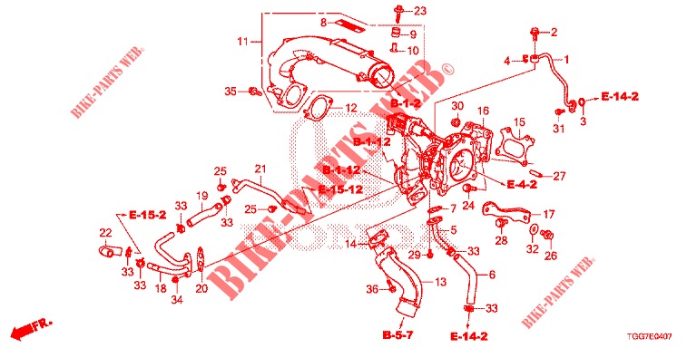 TURBOLADER (TYPE R) für Honda CIVIC TYPE R 5 Türen 6 gang-Schaltgetriebe 2017